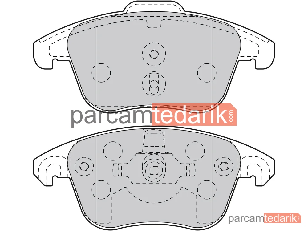 VALEO 670998 | Fren Balatası — Citroen DS5, Citroen C4 Grand Picasso I, DS 5